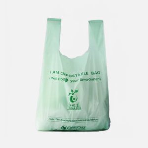 100% Compostable T-Shirt Shopping Bags