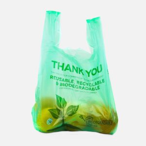 Biodegradable Shopping Thank You Carrier Bag