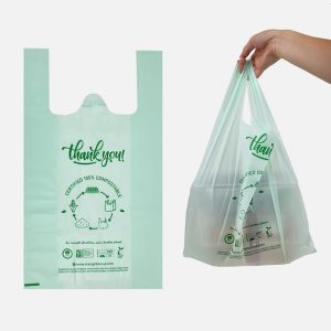 Compostable Plastic Shopping Bag for Retail