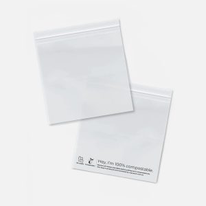 Compostable Garment Packaging Zipper Bags