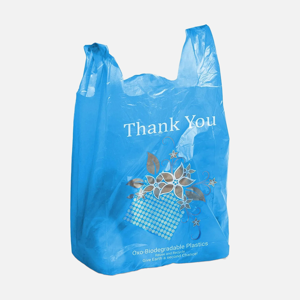 Biodegradable Shopping Thank You Carrier Bag