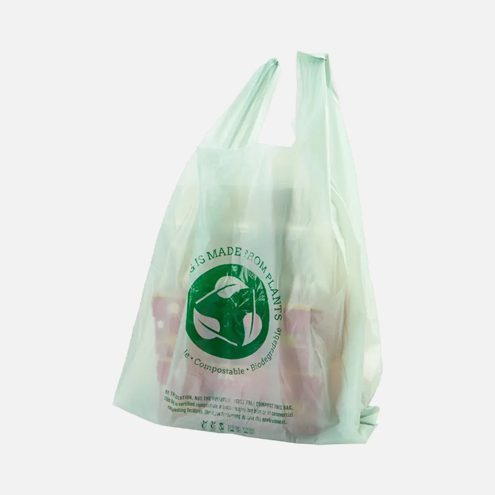 Compostable Plastic Shopping Bag for Retail